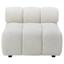 Levi Boucle Armless Lounge Chair